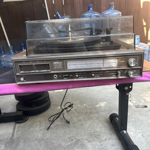 【AAKE】RECORD TRACK PT Century Stereo A-Trak Am/Fm Radio record player | eBay