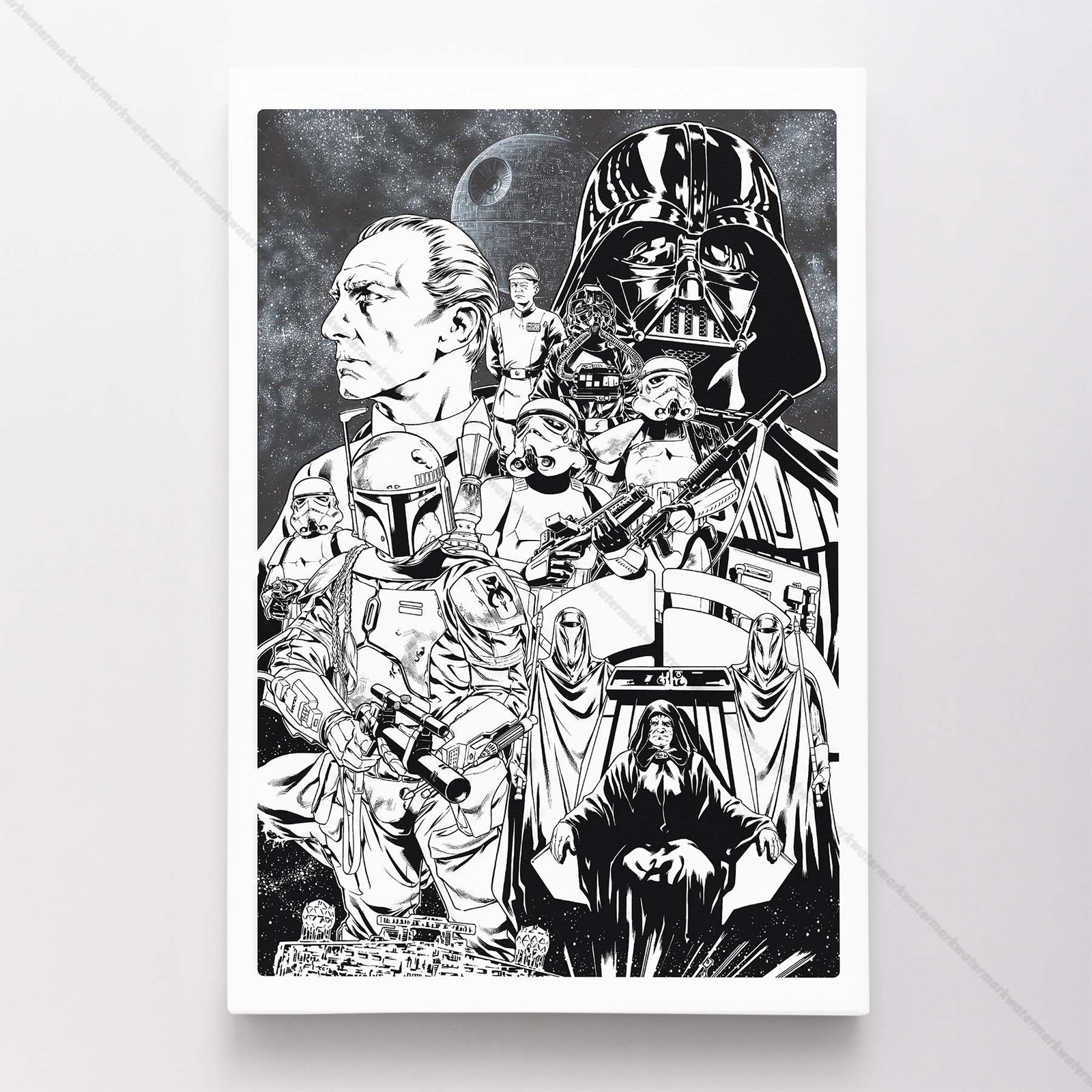 Star Wars Poster Canvas Movie Comic Art Print #51