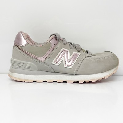 

New Balance Girls 574 Classic KL574F1P Серая повседневная обувь Кроссовки Размер 12 M, Серый, 574 Classic