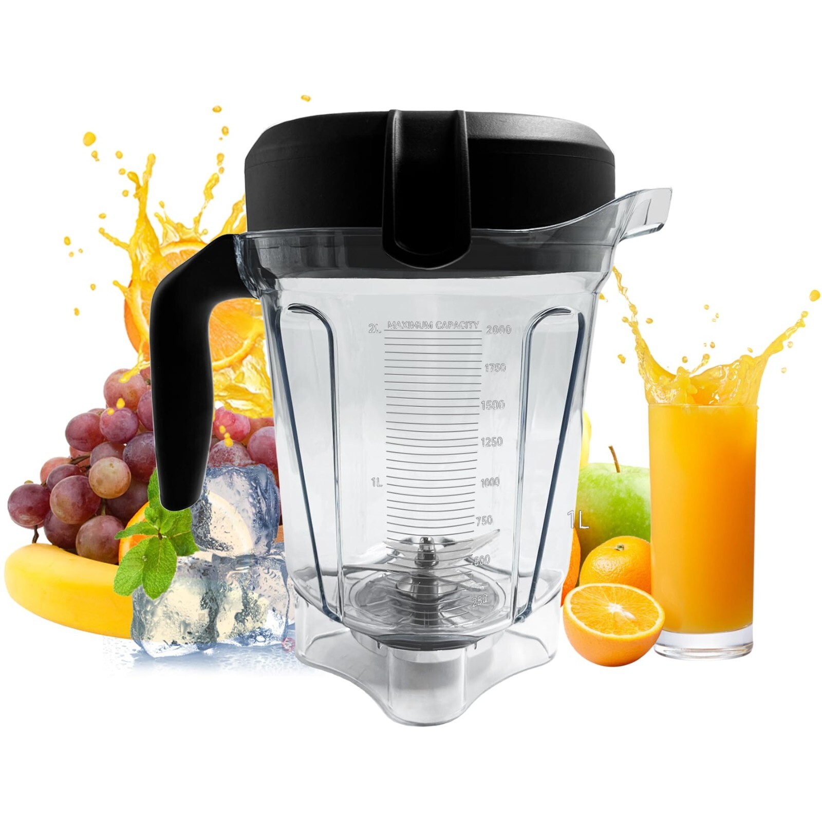 For Vitamix 64oz Low-Profile Blender Pitcher, Replace for Vitamix 750 780 5000 