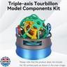 BambooSegD Triple-axis Tourbillon Model Components Kit 007 for Bambu lab Makerworld 3D Printed DIY Hardware Model Spare Parts