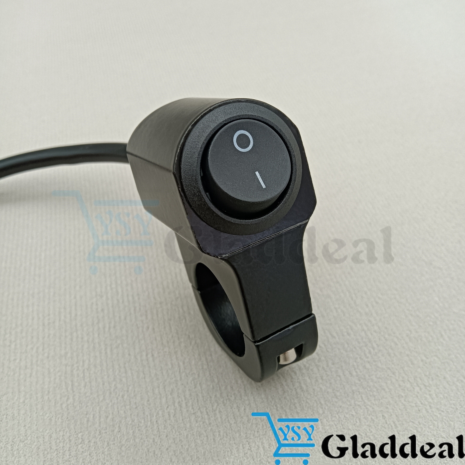 Handlebar Headlight Fog Spot Light ON OFF Switch For Waterproof Motorcycle 7/8"