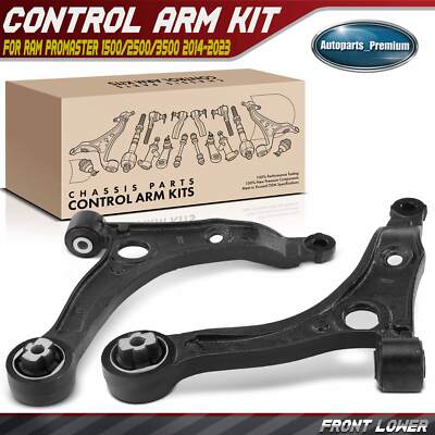 Front Left & Right Lower Control Arm for Ram ProMaster 1500/2500/3500 2014-2023