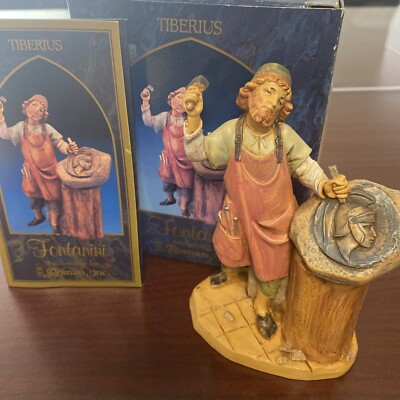 Fontanini Depose Italy 5'' Scale Tiberius Master Sculptor Nativity Figure 75514 