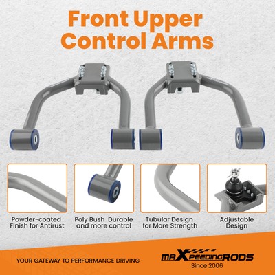 2x Adjustable Front Upper Control Arm Camber Kit For Lexus IS300 2001 2002-2005