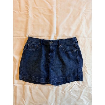 Levis 515 Shorts Womens 8 Dark Wash Denim Mid Rise Stretch Jean 4100107861