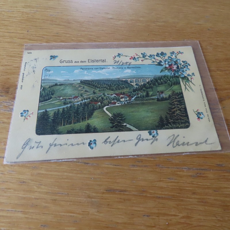 Historische Litho Ansichtskarte: Gruss Aus Elstertal, BartmÃ¼Hle, Panorama, 1904