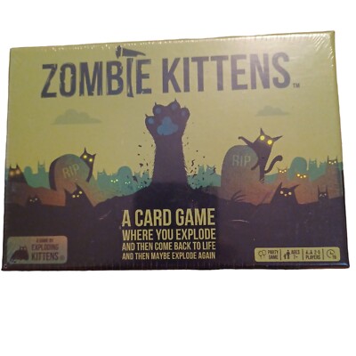 ZOMBIE KITTENS - Game The Evolution Of Exploding Kittens NEW Rare Edition 2022