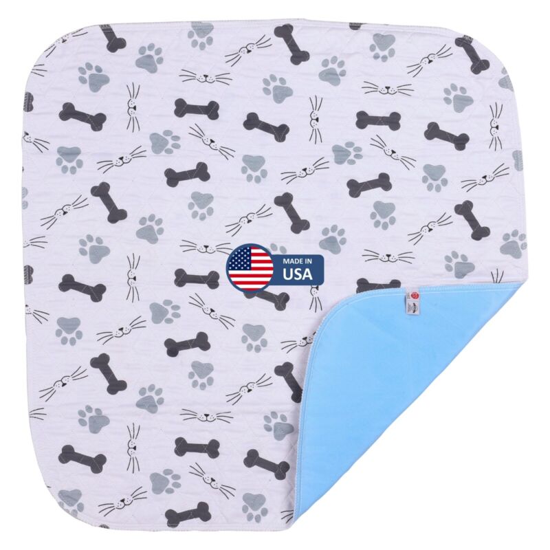 2 Pack Washable Pee Pads for Dogs, Puppy, Large 34 x 36 Reusable Training Pads