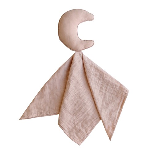 | Baby Lovey | 100% Organic Muslin Cotton (blush)