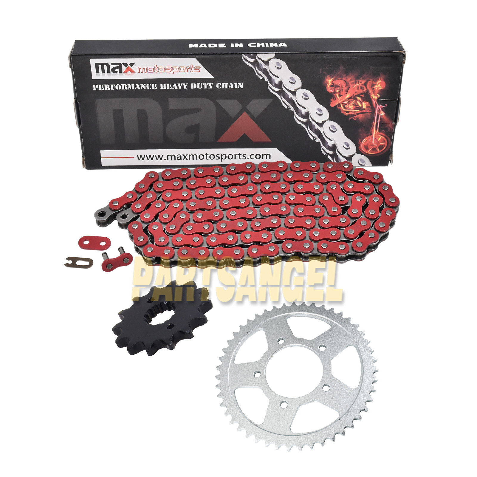 Black Drive Chain Sprocket Kit For 1992-1997 1996 1995 Suzuki