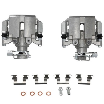 Rear Disc Brake Caliper Set for Pontiac G5 2007-2009 Saturn Ion 2004-2009