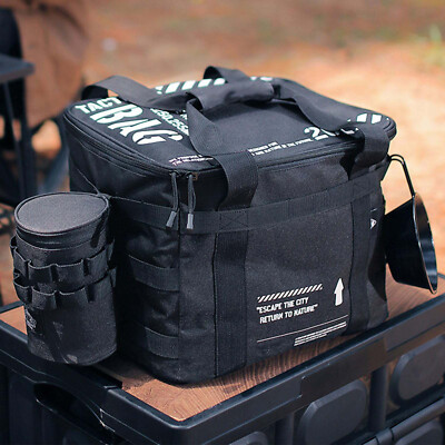 Water Proof Camping Utensils Storage Bag Outdoor Tableware Bag Large Capacity