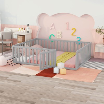 With Fence And Door, Gray(old Sku:wf289663aae)