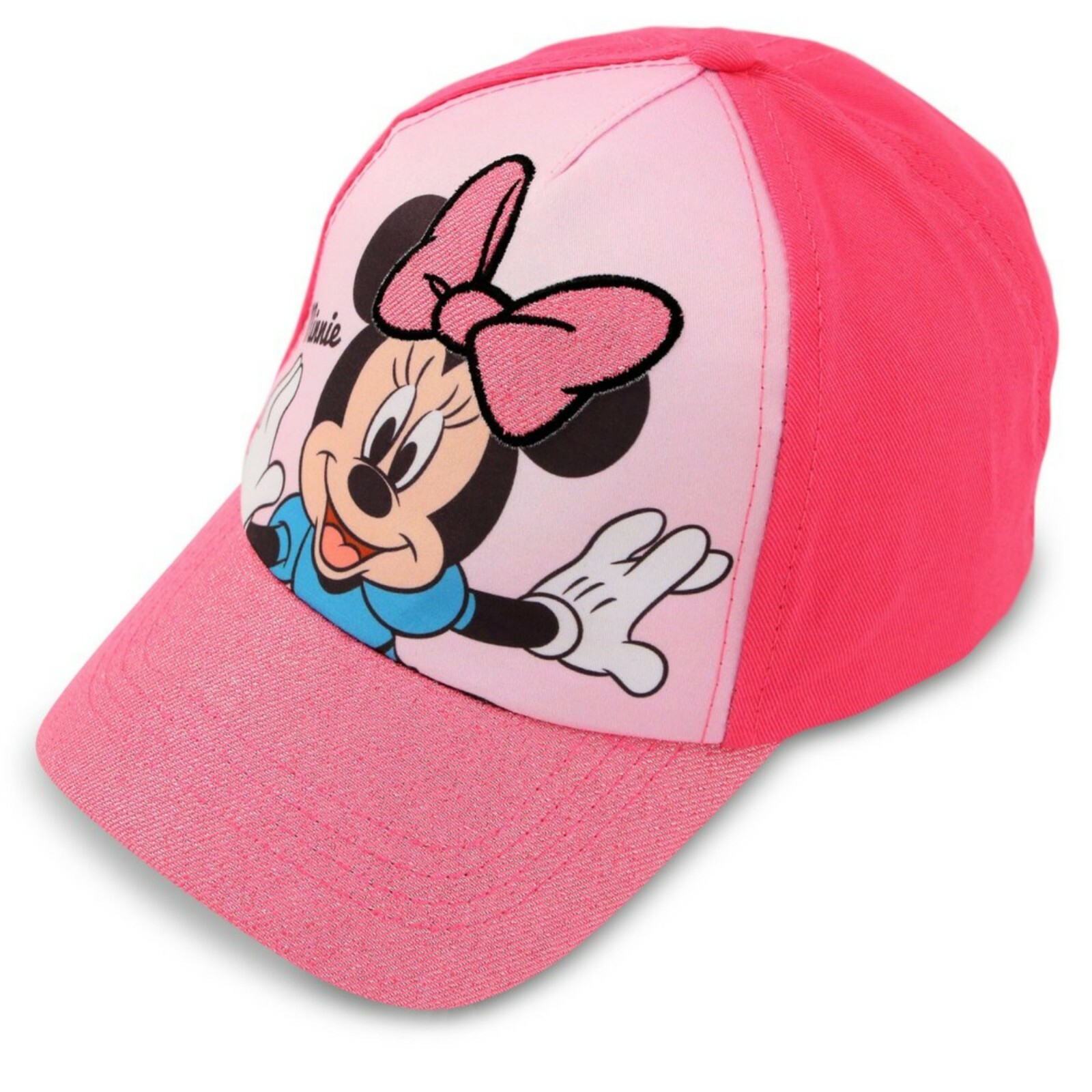 Disney Minnie Mouse Toddler Baseball Hat for Girls Ages 2-4 or Kids Ages 4-7
