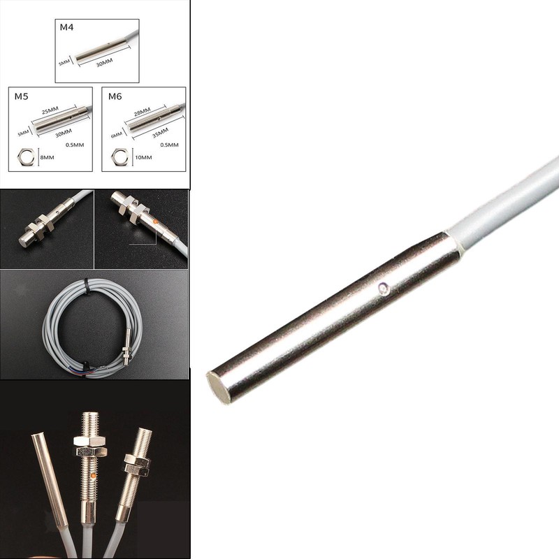 Cylindre MÃ©Tallique 3 Fils Normalement Ouvert DÃ©Tecteur De ProximitÃ© Approche