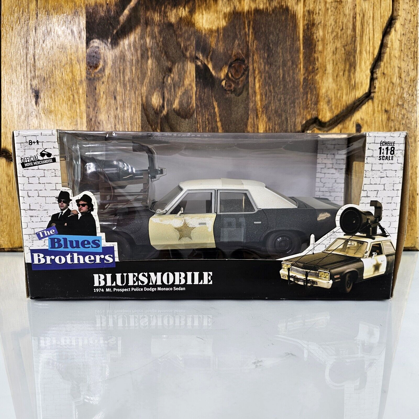 JOY RIDE 1/18 ブルースモービル 1974 ダッジ・モナコ ブルースブラザーズ