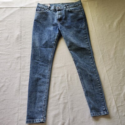 Dsquared2 Jeans Womens 36 Blue Denim High Rise Skinny Jeans For Ever 32x27