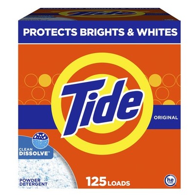 Tide Powder Laundry Detergent 143 Ounces HE Turbo Stain Removal Power