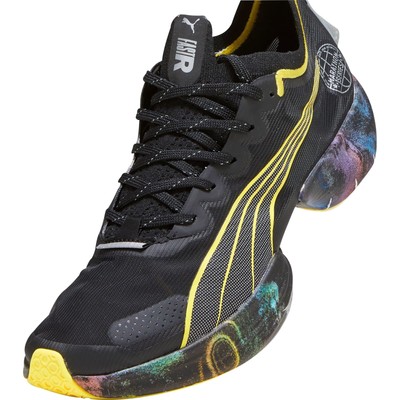 PUMA PUMA MENS FAST-R NITRO ELITE RUNNING SHOES TRAINERS CARBON PLATED - BLACK