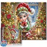 Christmas Elf 1000 Piece Jigsaw Puzzles for Adults Xmas Little Fairy Jigsaw Puzzle for Challenging Family Activity Game Winter Xmas Holiday Artwork Puzzle for Home Decor Gifts 20x27 Inches