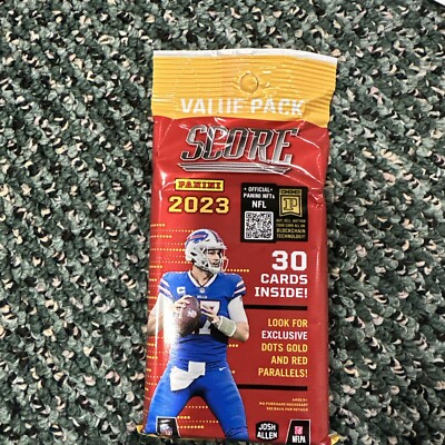 2023 Panini Score Football Card Pack New