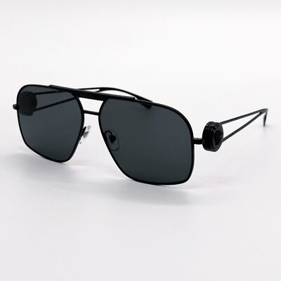 Pre-owned Versace 0ve2269-143387 Matte Black Sunglasses In Gray