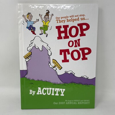 Acuity Insurance Company 2007 Annual Report Book Dr. Seuss Inspired Hardcover