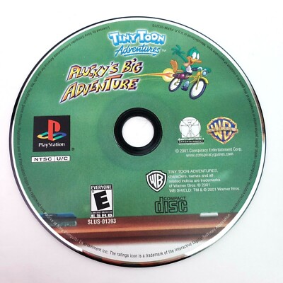 Playstation 1 PS1 Tiny Toon Adventures Pluckys Big Adventure Disc Only Video Gam