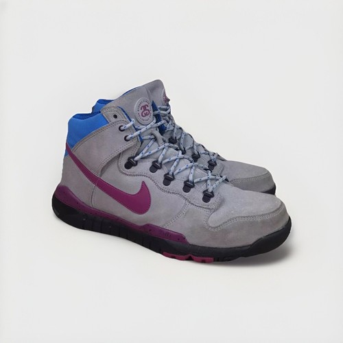 Nike Dunk High OMS X Stussy Premium Boots Wolf Grey Rave
