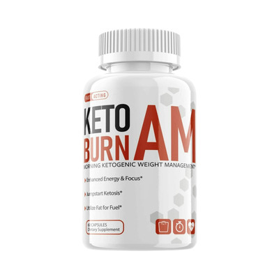 Keto Burn AM Pills - Keto Supplement for Weight Loss - 60 Capsules