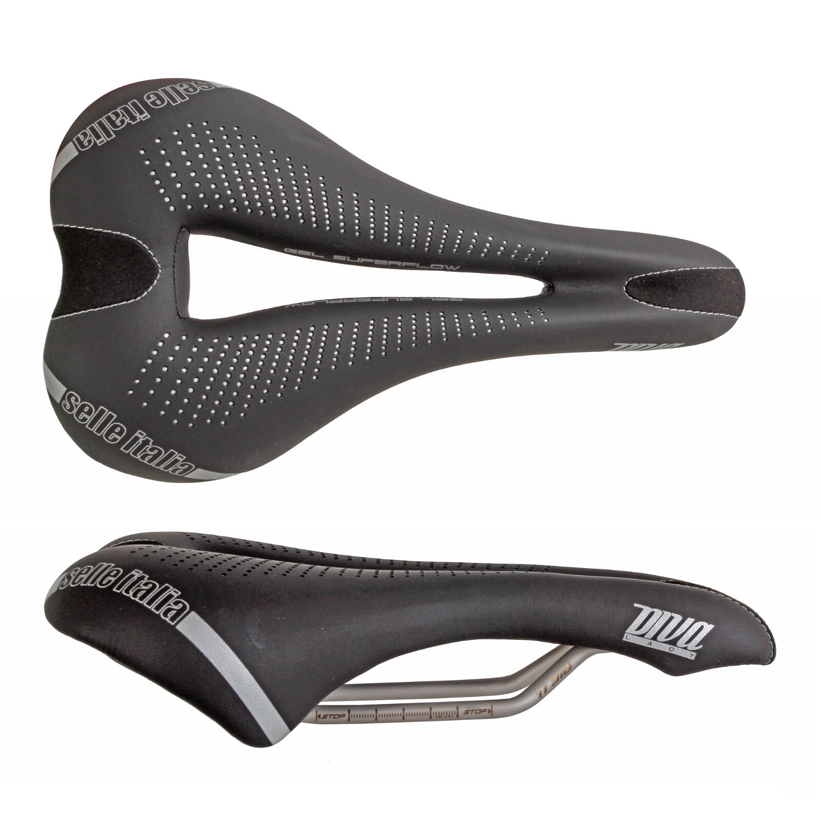 Selle Italia Diva Gel Superflow Women's Bike Bicycle Saddle
