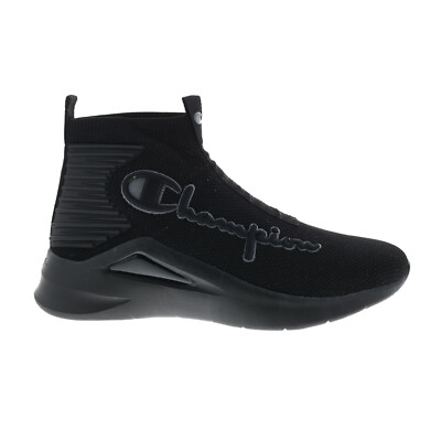 

Champion Acela 1 HI CP102239M Мужские черные парусиновые кроссовки Lifestyle Обувь, Черный, Champion Acela 1 HI