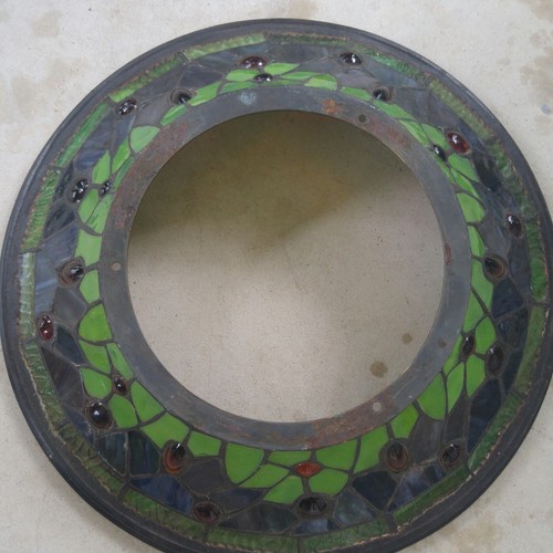 vintage stained glass lamp shade