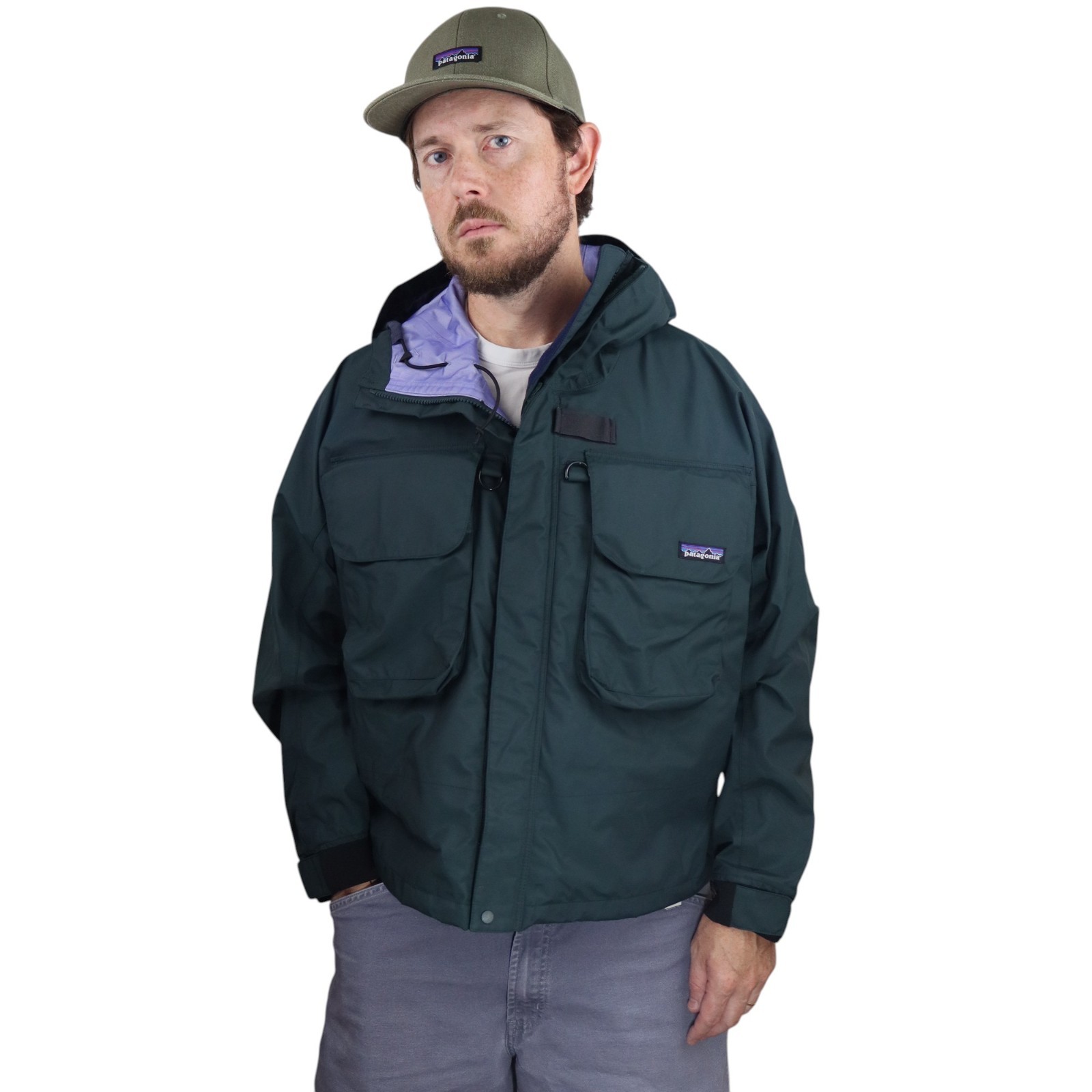90's Patagonia SSTジャケットM Vintage Patagonia SST Fly Fishing Jacket Mens M Green Rain