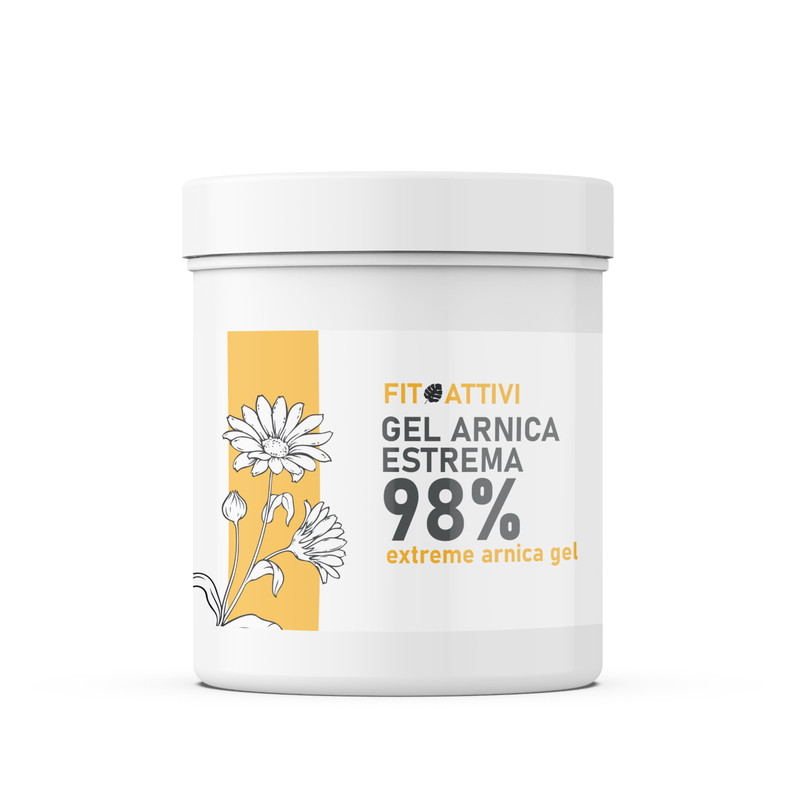 Arnica Fortissima Gel 550 Ml Cavalli Uso Umano 98%, Estrema Efficace Concentrata