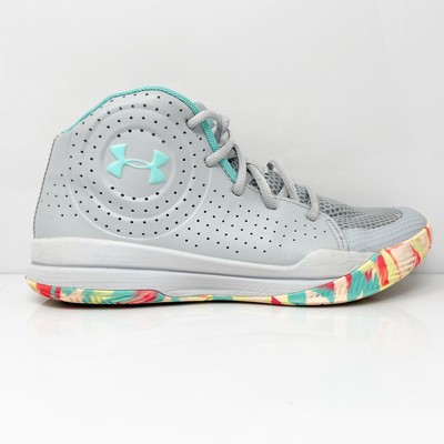 

Баскетбольные кроссовки Under Armour Boys Jet 2019 3022121-102 серые, размер 7 лет, Серый, Jet 2019