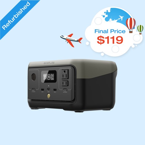 river2 EcoFlow リバー 2  256Wh 純正ソフトケース付 EcoFlow RIVER 2 Portable Power Station 256Wh Generator LFP