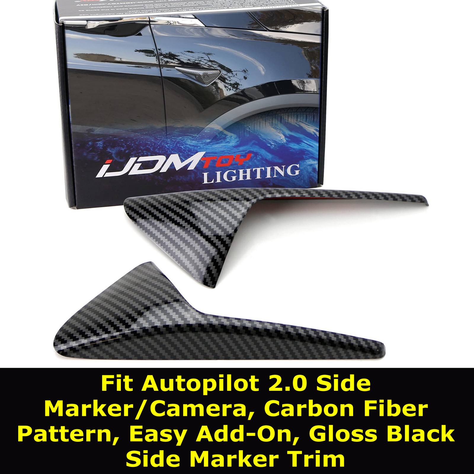 Exterior Decoration Accessories For Tesla Gen1 Model 3/Y, Gen2 S/X by iJDMTOY