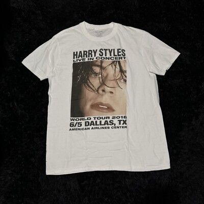 Harry styles 2018 world tour Dallas Texas 6/5 Official Merch Concert Shirt Rare