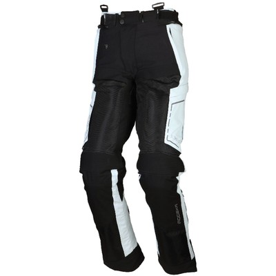 Modeka Khao Air Gr. XL Herren Motorrad Hose wasserdicht schwarz-grau