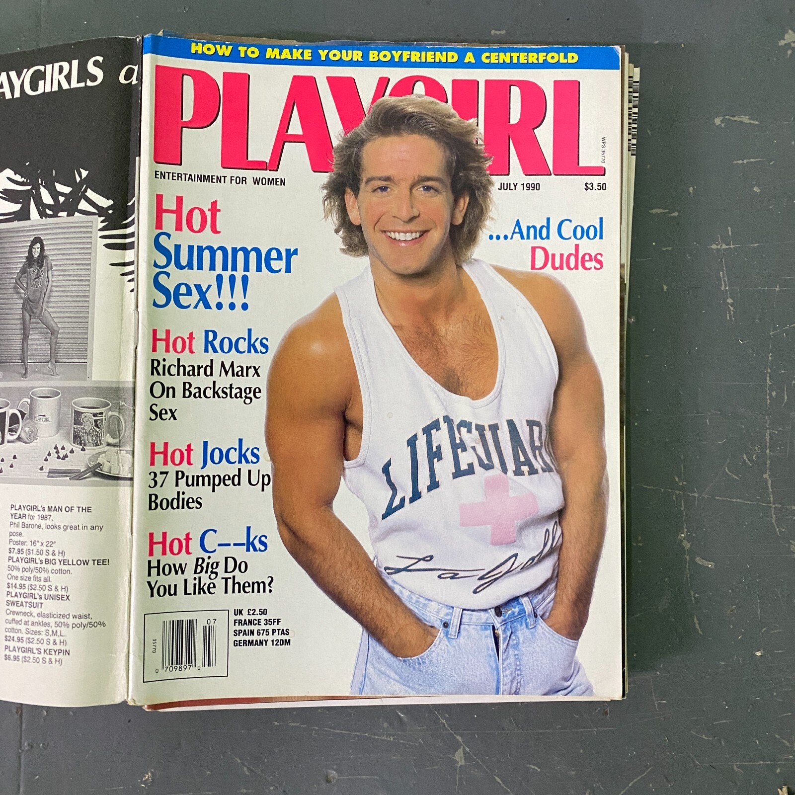 Playgirl 1990 Roberto Augustino, Robert Keich 100pgs Gay