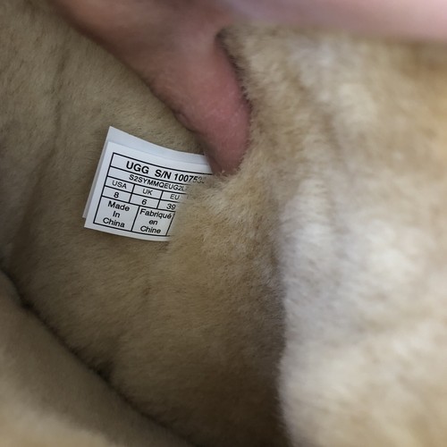 Pre-owned Ugg Over The Knee Bailey Button Chestnut Boots Us 8 / Eu 39 / Uk 6 In Brown