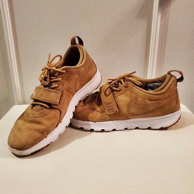 Nike SB Trainerendor Premium Trainer 812975-204 in Light Brown Leather