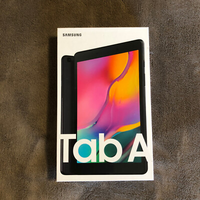 Samsung Galaxy Tab A 32GB, Wi-Fi + Cellular, 8 in - Black with protection case