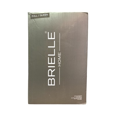 Комплект постельного белья Brielle Home Callan из 3 предметов с 2 накладками (темно-серый, полный/двуспальный)