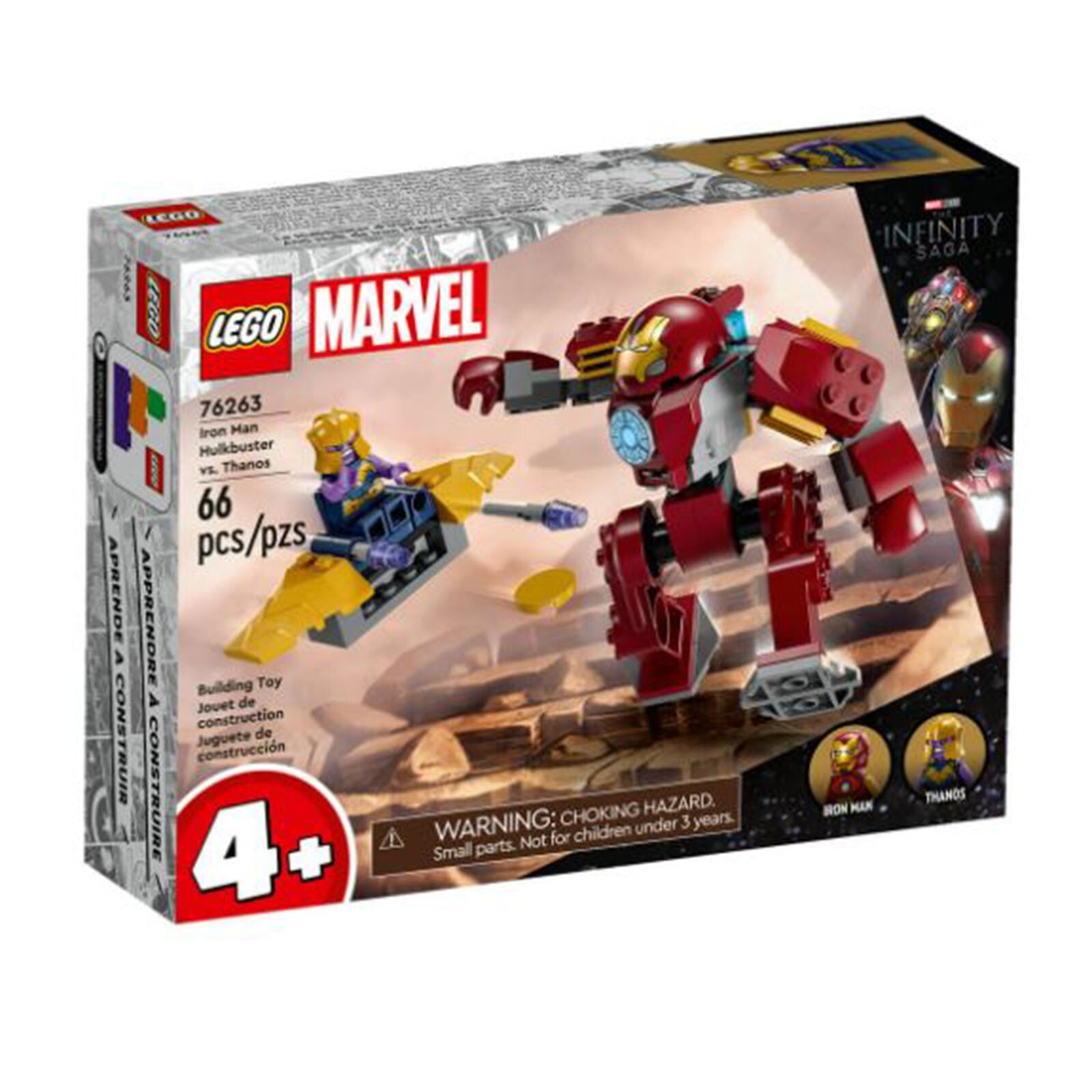 Конструктор LEGO Marvel Железный человек Халкбастер и Танос 76263 НОВЫЙ