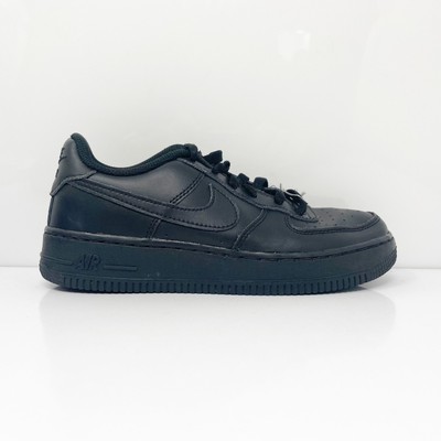 

Nike Boys Air Force 1 314192-009 Черная повседневная обувь Кроссовки Размер 4Y, Черный, Air Force 1