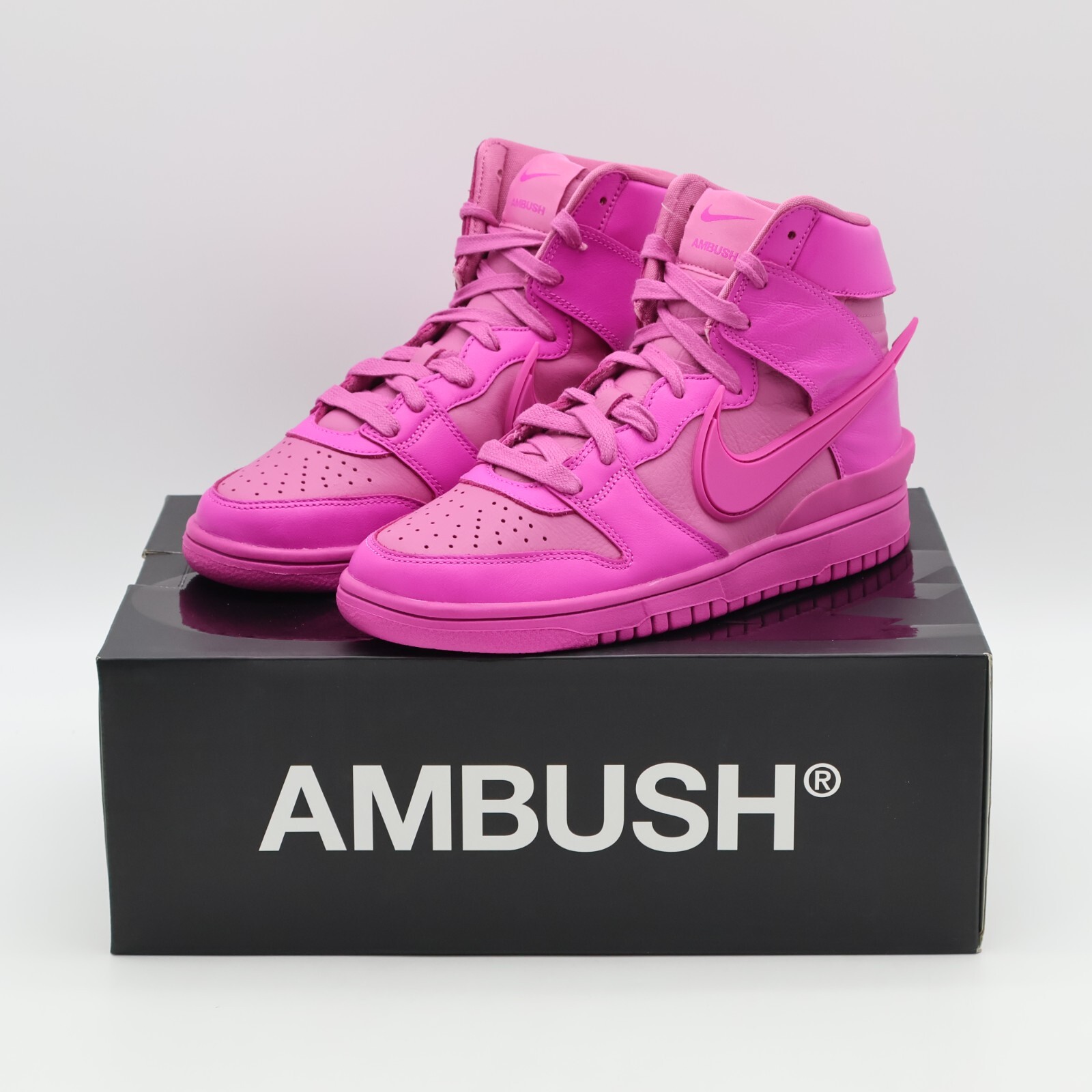 CU7544-600 Nike Dunk High AMBUSH Active Fuchsia Lethal Pink CU7544-600 Nike Dunk High AMBUSH Active Fuchsia Lethal Pink