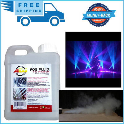 Smoke Fog Juice Liquid Fluid Universal Fit For Water Based Fog Machines 1 Litre